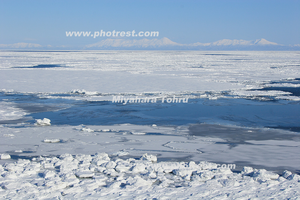オホーツク海と流氷の写真素材 写真の森 フォレスト